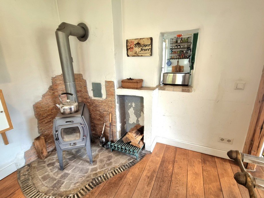 Kamin im Erdgeschoss Haus Solms
