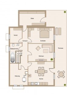 Einliegerwohnung und Keller ***Gro�e Freiheit***
Gepflegtes Einfamilienhaus mit Einliegerwohnung und phantastischem Weitblick