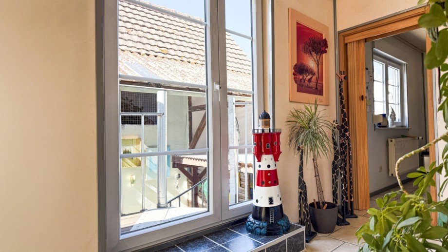 Balkonzugang neben der K�che Einfamilienhaus Ehringshausen / K�lschhausen