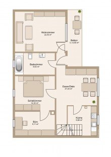 vermietetes Obergeschoss ***Gem�tlich***
Gepflegtes Zweifamilienhaus mit kompaktem Garten, gro�er Terrasse und Balkon, Garage