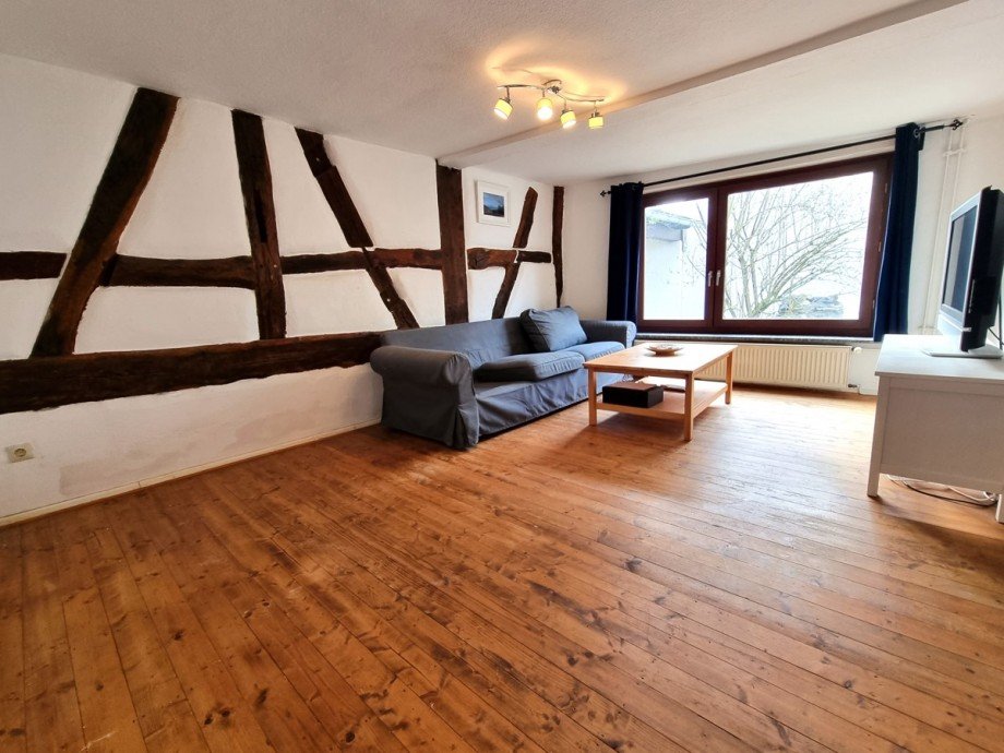 Wohnzimmer mit Blick in den Garten (EG) Einfamilienhaus Braunfels
