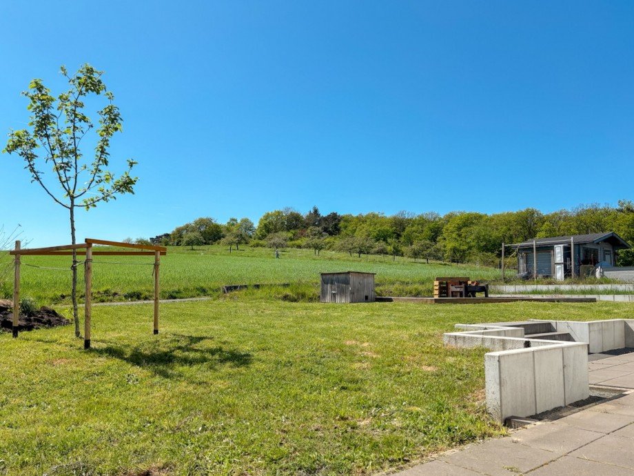 Garten mit Feldanschluss Einfamilienhaus Wetzlar / Steindorf