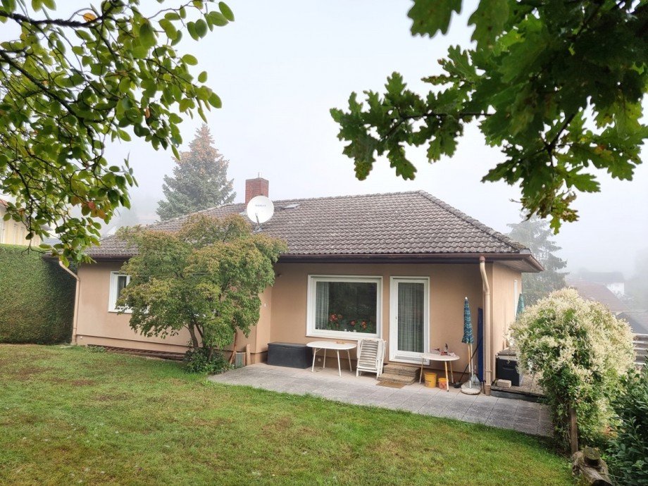R�ckseite - von der Stra�e uneinsehbarer Garten Einfamilienhaus Solms