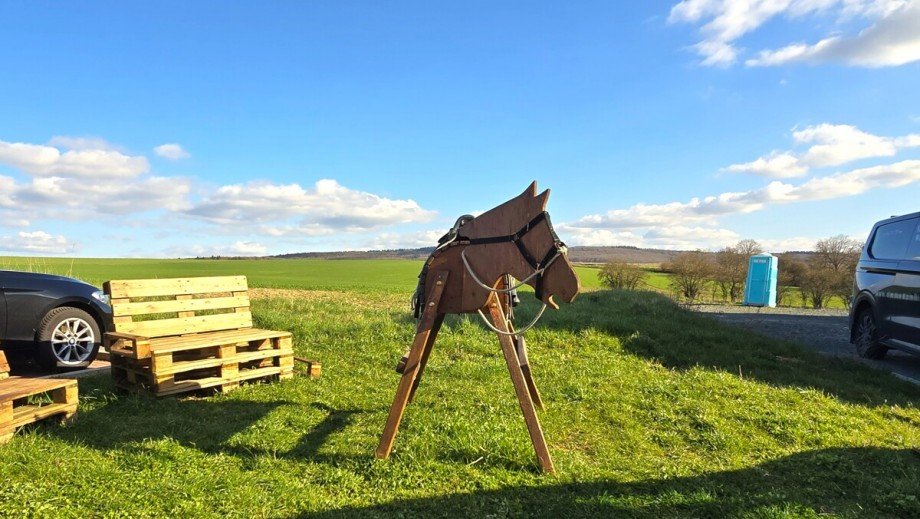 Spielen direkt am Feldrand Einfamilienhaus Sch�ffengrund / Niederwetz