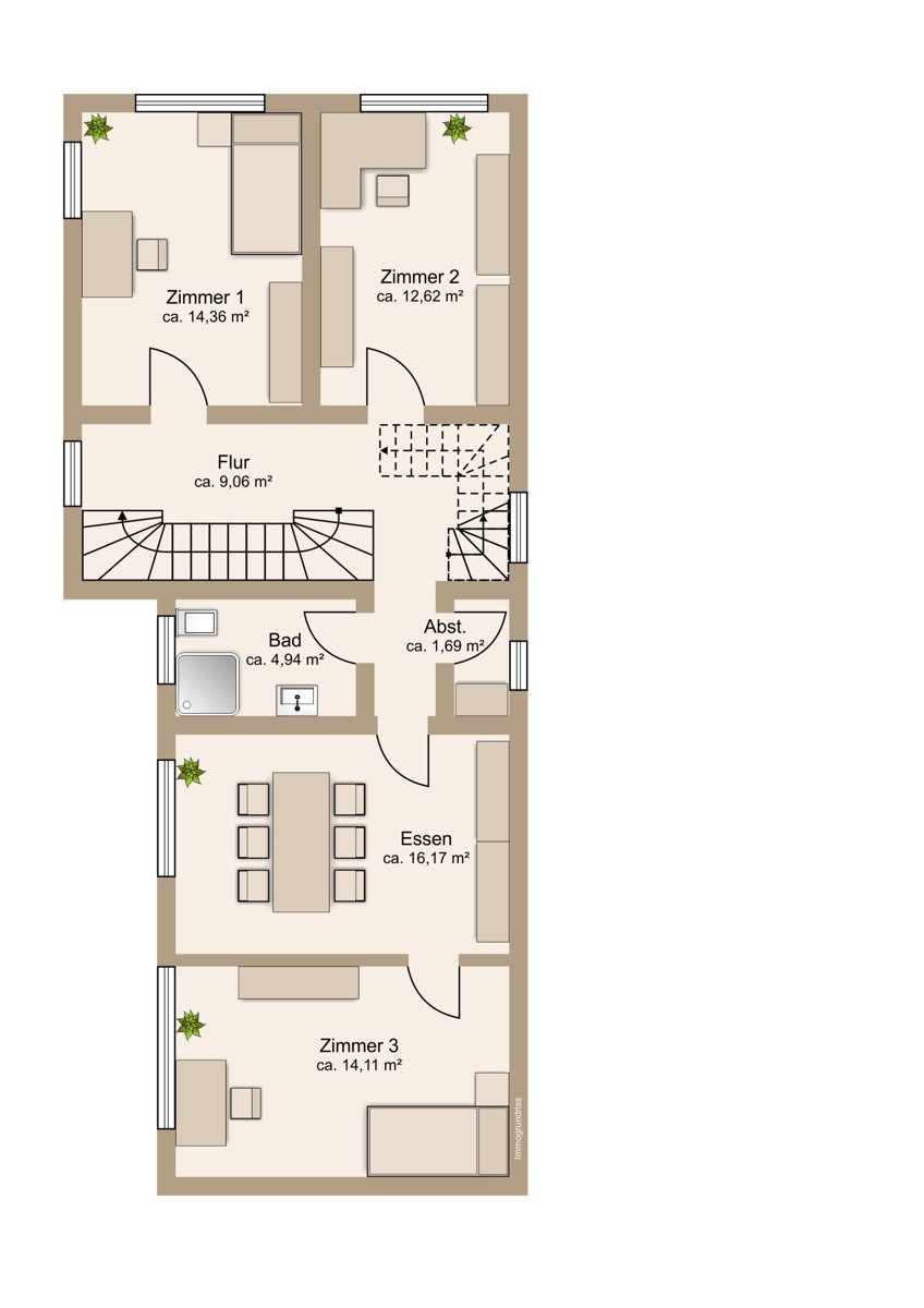Obergeschoss Einfamilienhaus Solms / Niederbiel