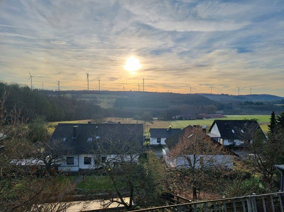 Seelennahrung durch garantiert sch�ne Sonnenunterg�nge Einfamilienhaus Hohenahr / Hohensolms