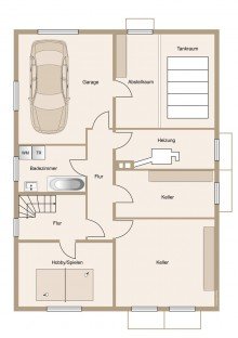 Unteres Geschoss ***Sonnen Verw�hnt***
Gro�z�giges Haus mit Praxis- oder B�roraum in der sch�nsten Lage Niederbiels