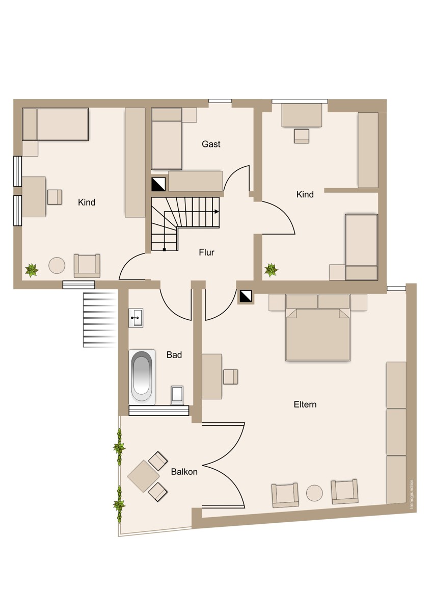 Obergeschoss Einfamilienhaus Ehringshausen