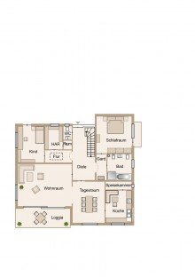 Obergeschoss mit Hauptwohnung ***FreiRaum***
Gro�z�gige, w�rmeged�mmte Villa mit Traumaussicht. Einliegerwohnung. XXL Garage