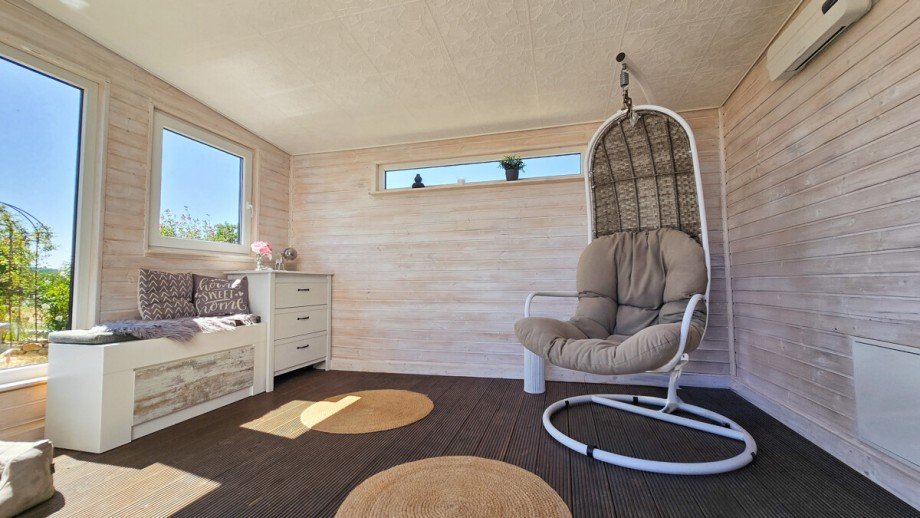 Chill out area im Garten Einfamilienhaus Sch�ffengrund / Niederwetz