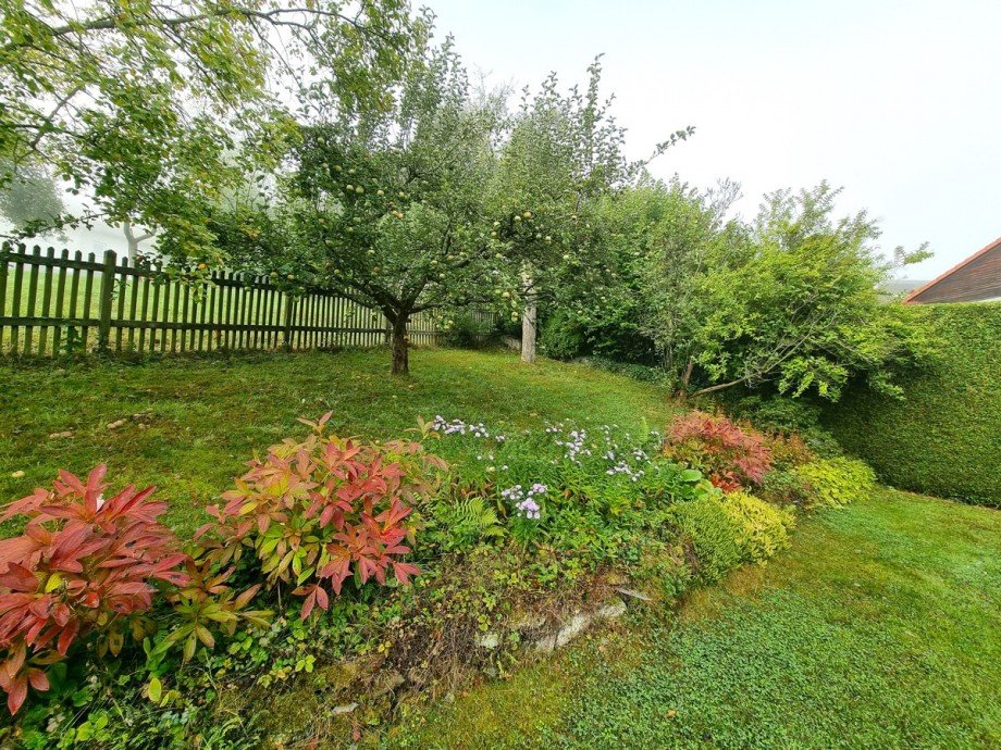 Sch�n angelegter Garten mit Obstb�umen Einfamilienhaus Solms