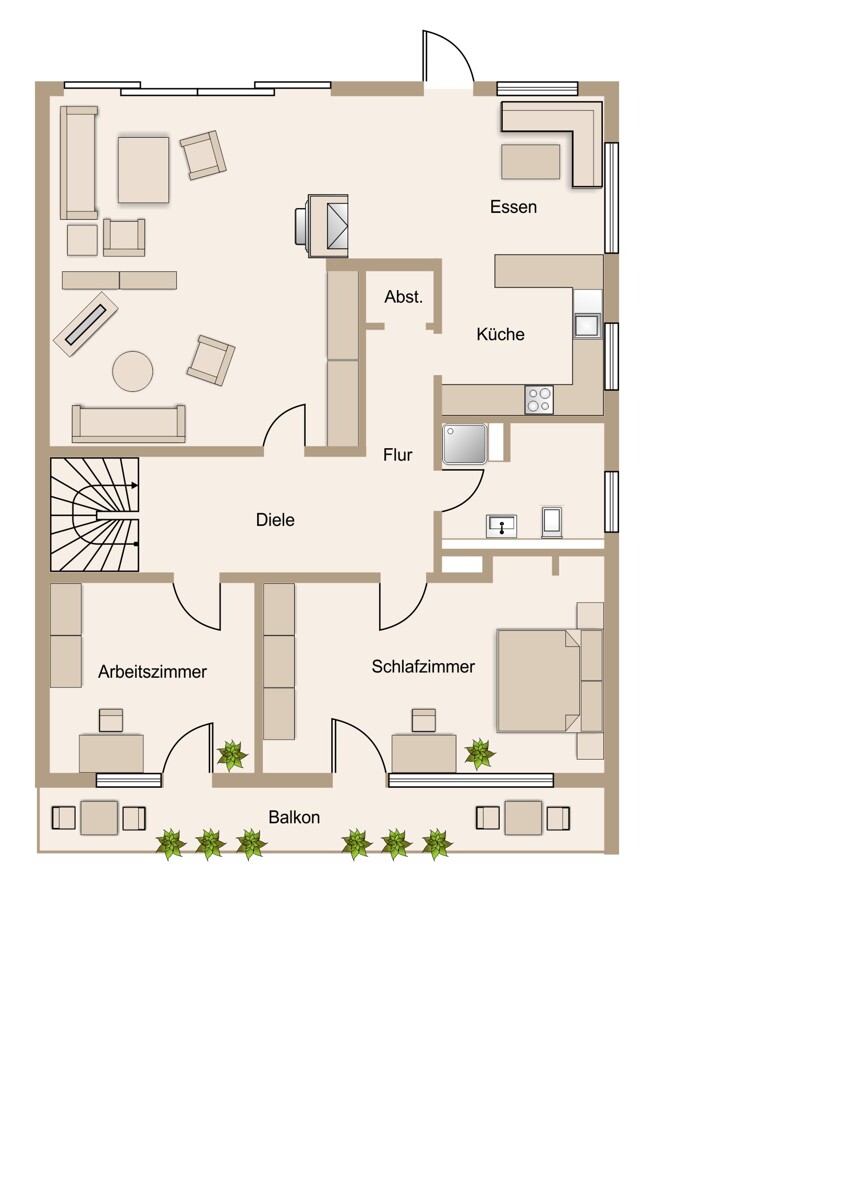 Mittleres Geschoss mit Balkon und Terrasse-1540-424e-909d-796fb1bd40b6_Erdgeschoss_1900_2300_jpg.jpg Einfamilienhaus Wettenberg