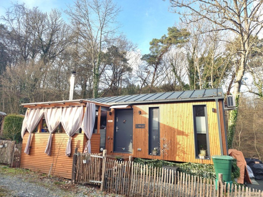 Schicke und neuwertig. Tiny House mit Terrasse Haus Braunfels