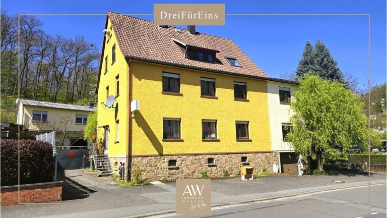 Hauptbild: ***Drei f�r Eins*** 2 H�user + Saal. Teilweise barrierefrei. Kapitalanlage/Mehrgenerationenkonzept.