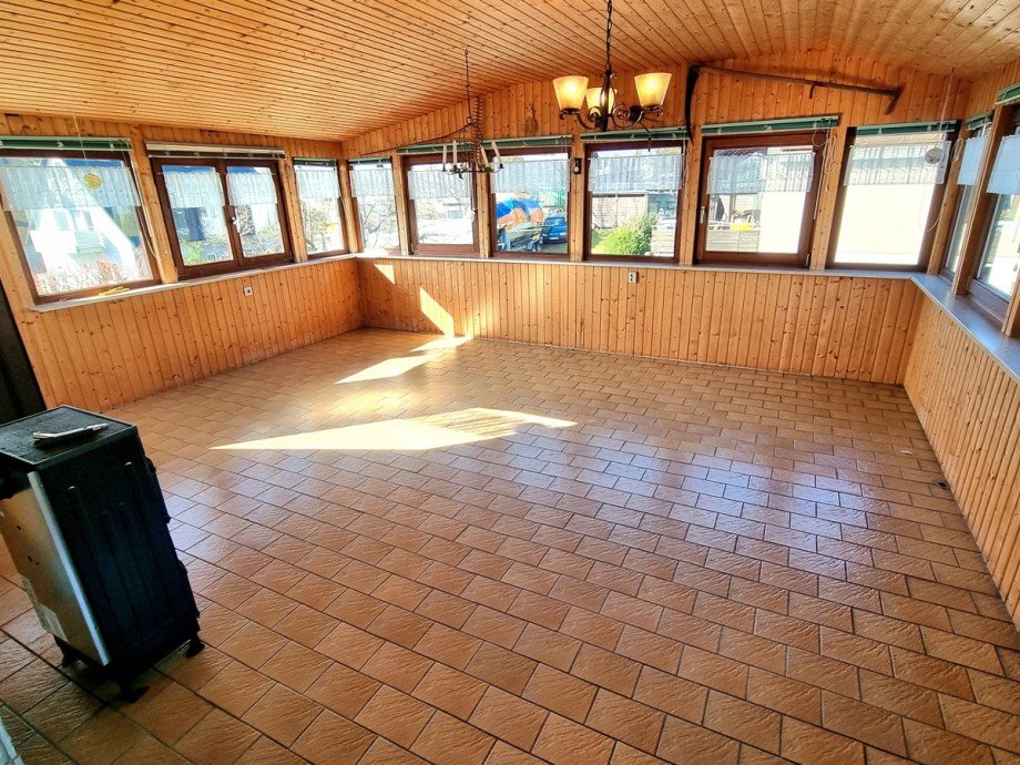 Panoramablick im Wintergarten OG Einfamilienhaus Hohenahr