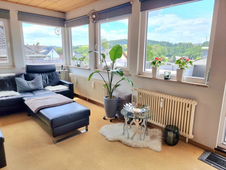 Wohnzimmer mit Wintergarten-Feeling Penthousewohnung Wetzlar / Wetzlar