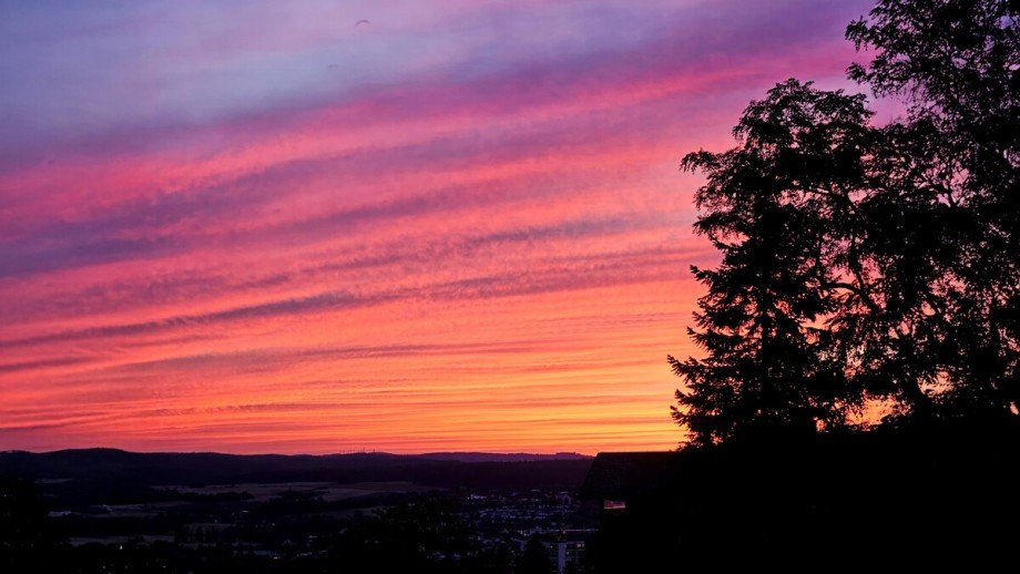 Malerische Aussichten - vom Balkon Erdgeschosswohnung Wetzlar