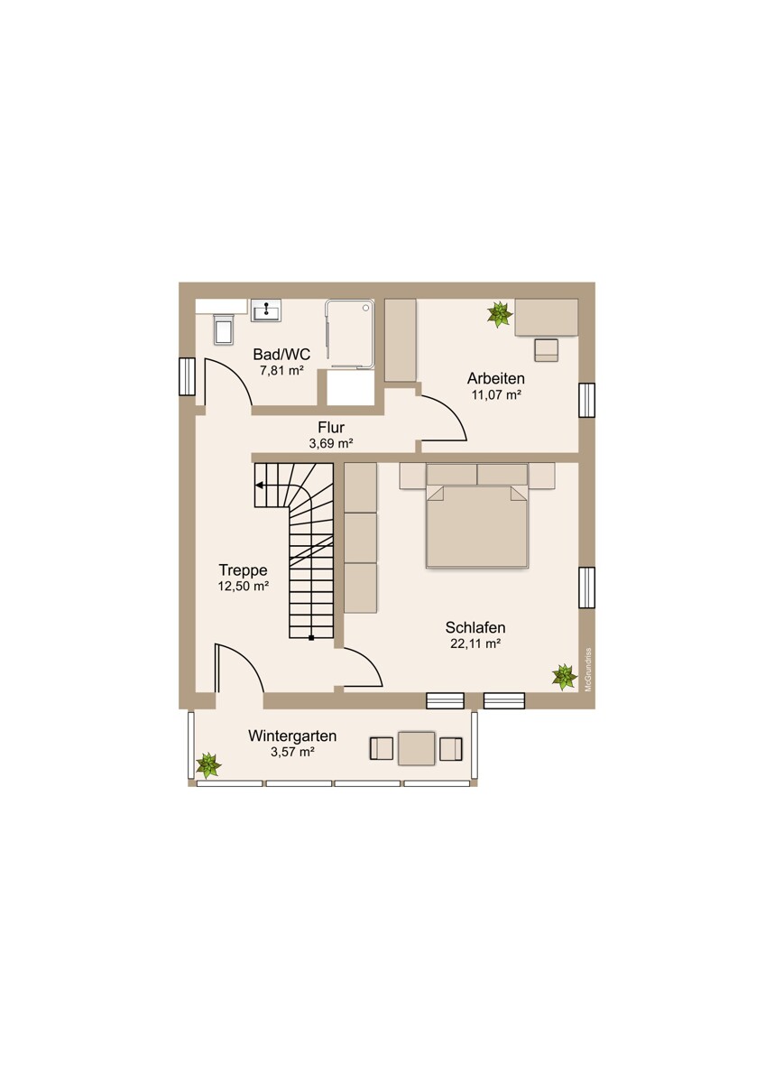 Schlafen und Arbeiten mit Master Badezimmer Einfamilienhaus Ehringshausen / K�lschhausen