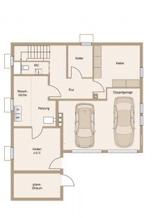 Keller mit Garage ***PlusPunkt*** Liebevoll gepflegtes Zweifamilienhaus mit extra R�umen + zwei Garagen. Courtagefrei