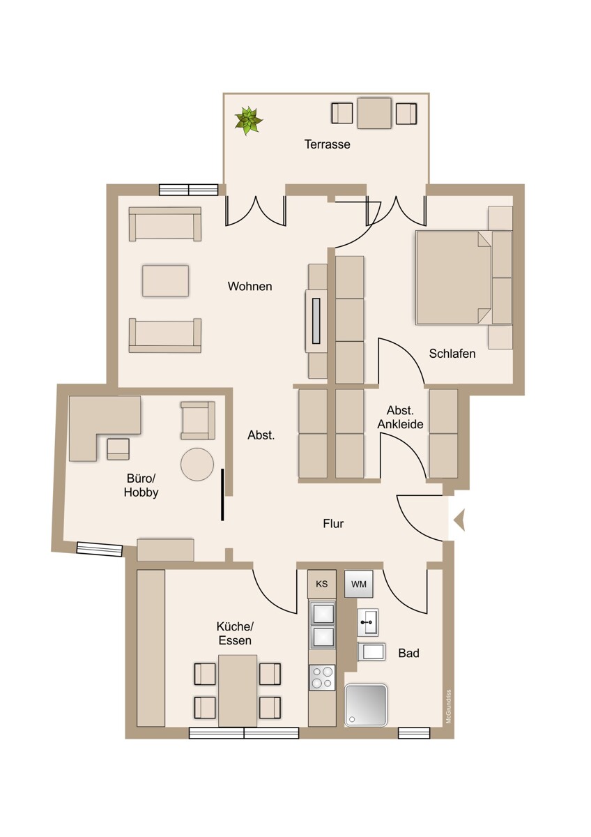 Wo aus R�umen ein Zuhause wird Erdgeschosswohnung Wetzlar / Hermannstein